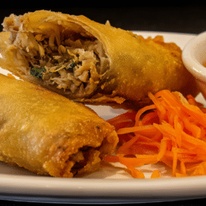 A perfect deep-fried spring roll is crispy on the outside, warm in the heart, and unforgettable in every bite.